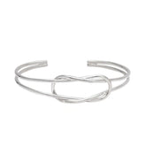 Silver Infinity Flow Italian Cuff