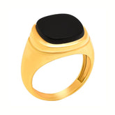 18K Gold Over Brass Gemstone Ring