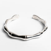 Trendy 925 Sterling Silver Open Cuff Bracelet