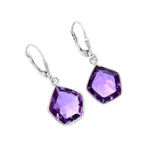 Celestial Pentagon Gem Earrings