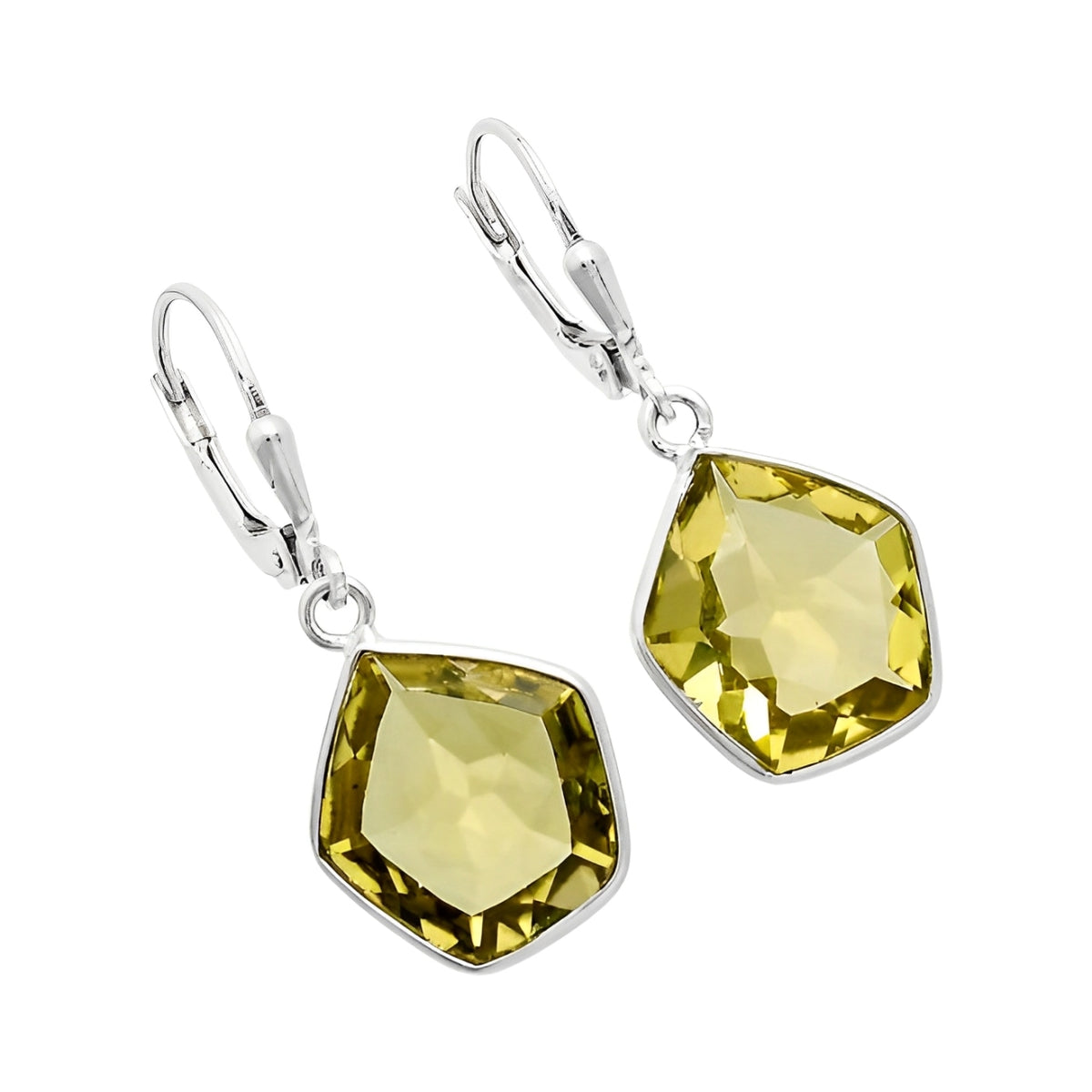 Celestial Lemon Gem Earrings