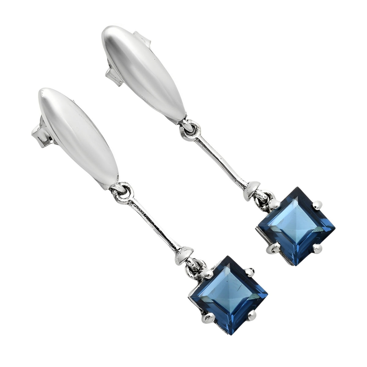 Royal Blue Dangle Earrings