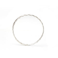 925 Sterling Silver Twisted Bangle Bracelet