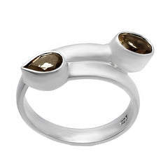 Twilight Silver Gem Ring