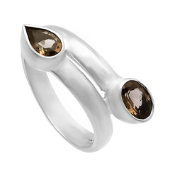 Twilight Silver Gem Ring