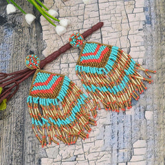 Bohemian Tassel Earrings | Handmade Jewelry 