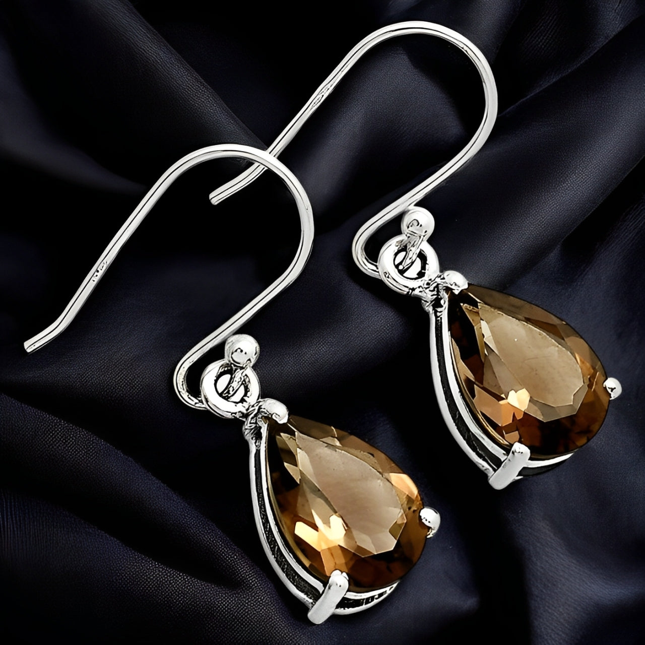 Royal Smoky Quartz Drops