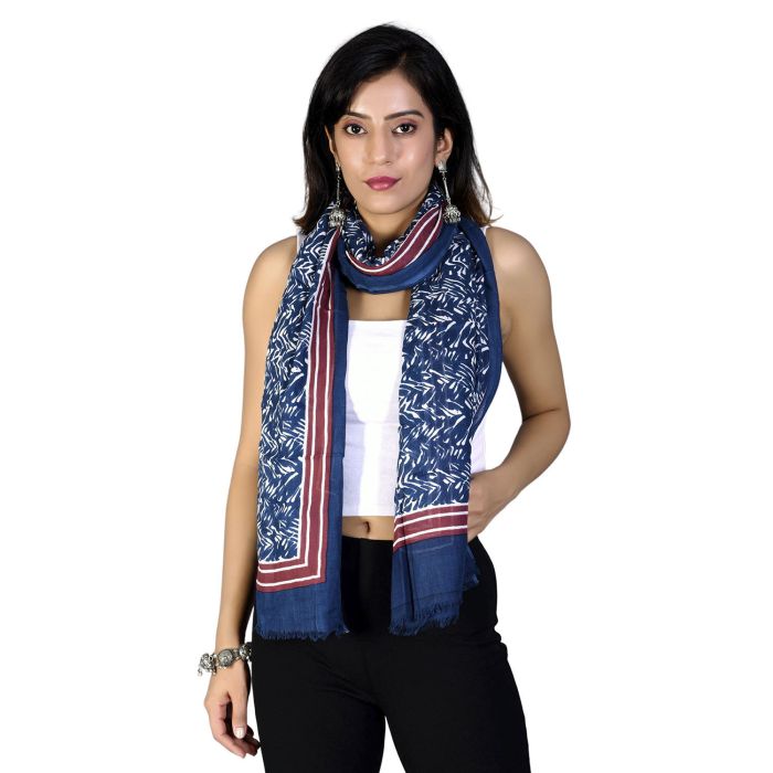 Navy Essence Modal Scarf