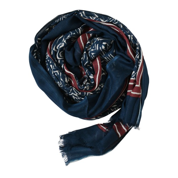 Navy Essence Modal Scarf