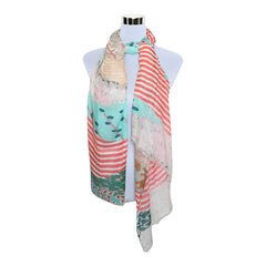 Coral Breeze Modal Scarf