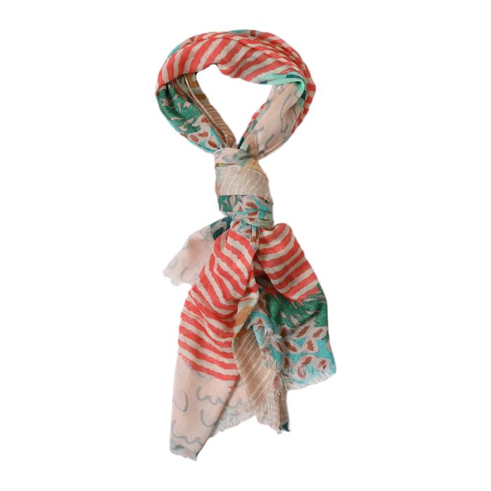 Coral Breeze Modal Scarf