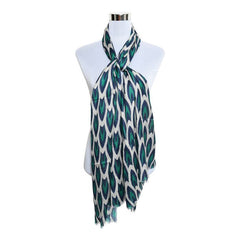 Forest Fern Viscose Print Scarf