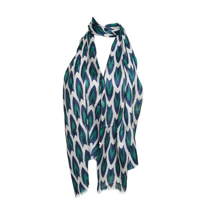 Forest Fern Viscose Print Scarf