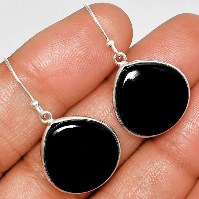 Onyx Grace Silver Pendant & Earring Set