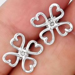 Flower Stud 925 Sterling Silver Earring