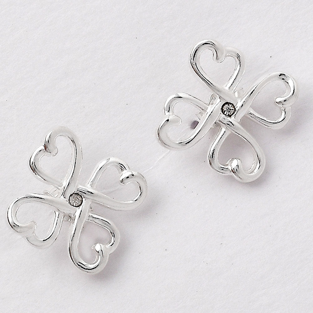 Flower Stud Earring 925 Sterling Silver Jewelry DGE1047