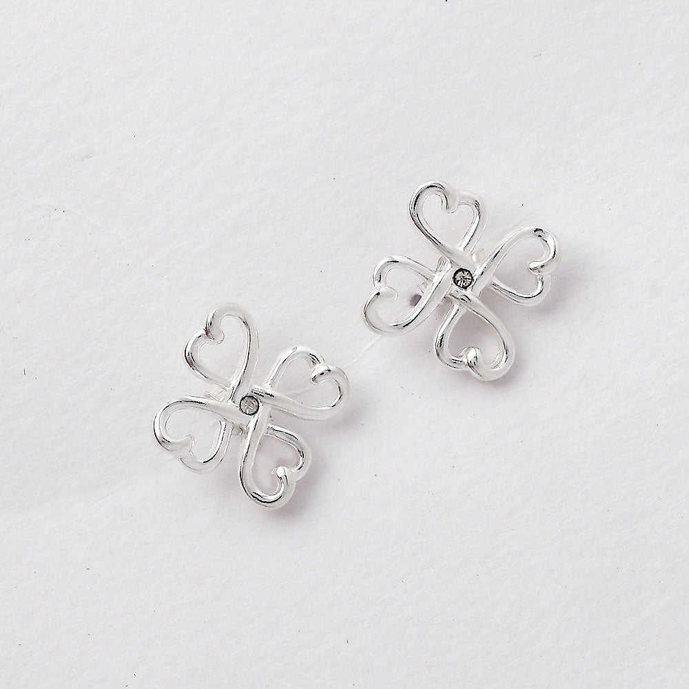 Flower Stud Earring 925 Sterling Silver Jewelry DGE1047