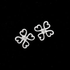 Flower Stud 925 Sterling Silver Earring