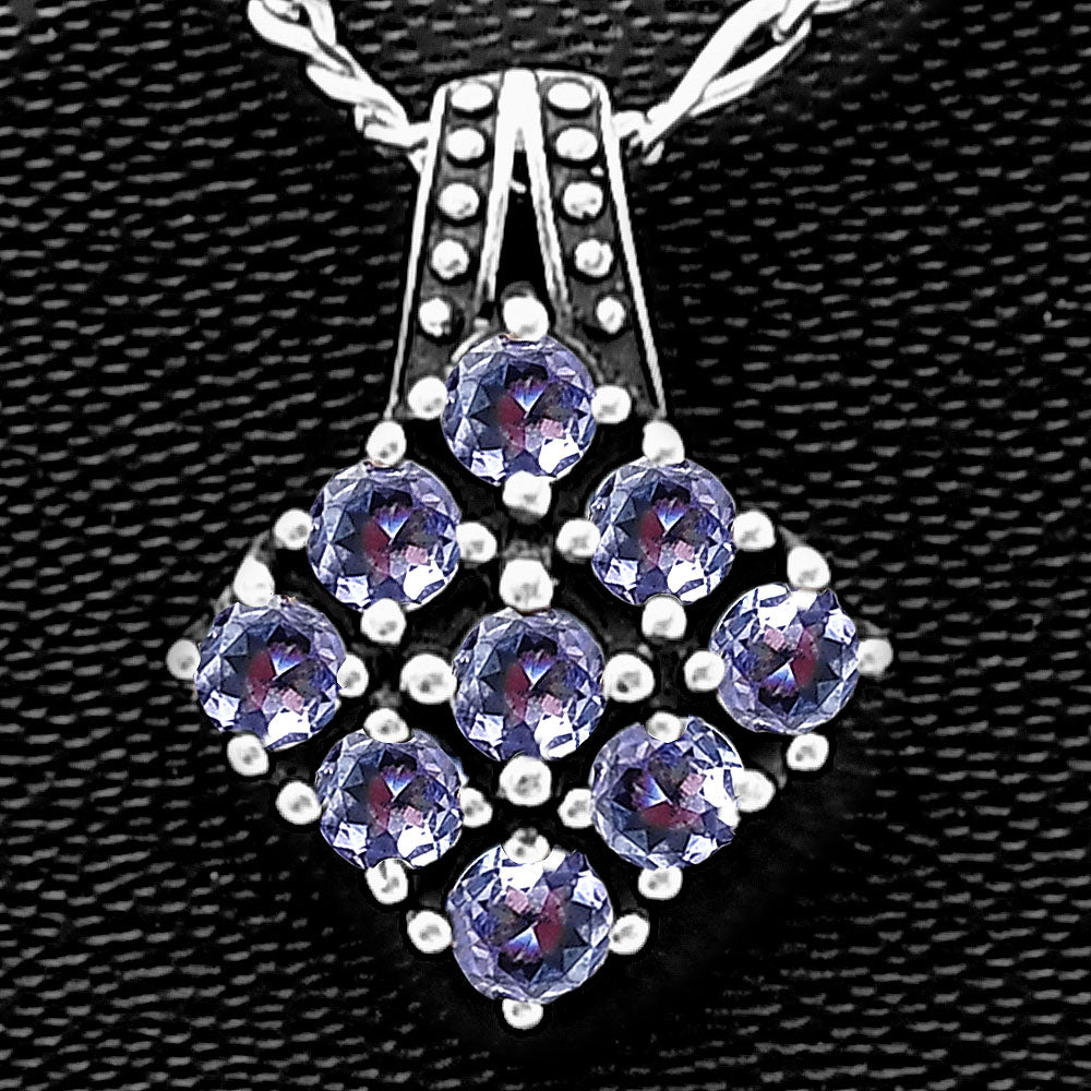 Genuine Ruby 925 Sterling Silver Pendant Jewelry DGP1004_I