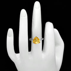 Natural Citrine 925 Sterling Silver Ring Jewelry DGR1107_A