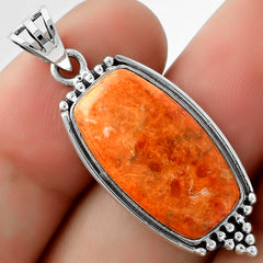 Natural Red Sponge Coral 925 Sterling Silver Pendant Earrings Jewelry Set DGT01041