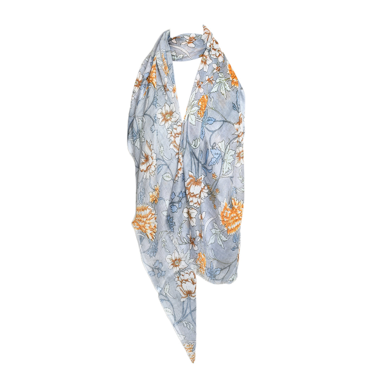 Premium Soft Quality 100% Modal Scarf Floral Print Lightweight Wraps MMD401