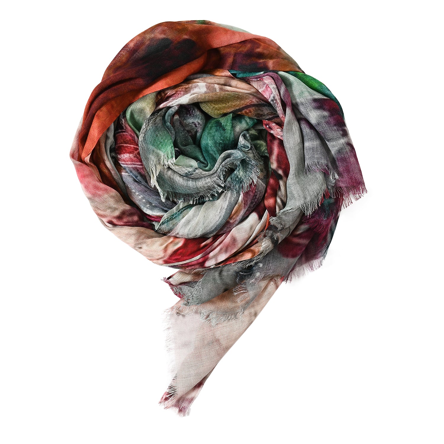 Premium Soft Quality Floral Printed Modal Scarf Lightweight Wraps MMD414