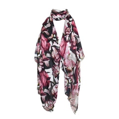 Premium Soft Quality Floral Printed Modal Scarf Lightweight Wraps MMD419