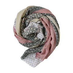 Premium & Soft Quality Printed Scarf 100% Cashmere Wool Lightweight MWL314